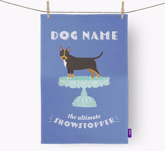 'The Ultimate Showstopper' - Personalised {breedFullName} Tea Towel